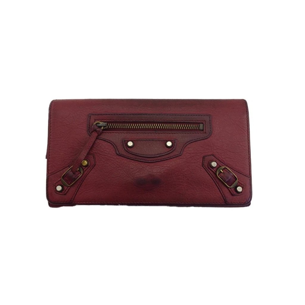 Balenciaga Purse Bordeaux Women 163471 Authentic Secondhand